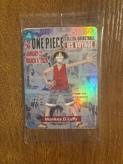 Monkey.D.Luffy (055) (College Basketball US Voyage) P-055 One Piece Promotion... - Image 3