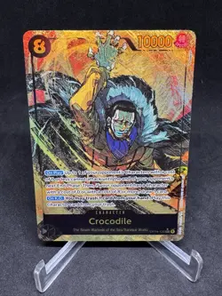 One Piece TCG OP14-120 Crocodile Alt Art Parallel - Image 1