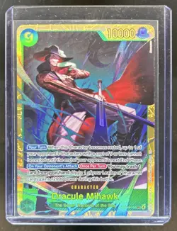 2026 One Piece Azure Sea's Seven Dracule Mihawk Secret Rare #OP14-119 - Image 1