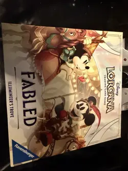 Disney Lorcana Fabled Illumineer's Trove Sealed Box Ravensburger TCG - Image 1