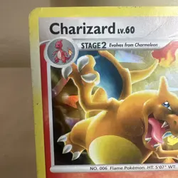 Pokemon TCG Arceus 2009 Charizard LV. 60 Holo Rare Card 1/99 Swirl - Image 2