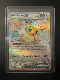 Pokemon TCG SV-Prismatic Eevee EX #75/131 Double Rare Card NM - Image 1
