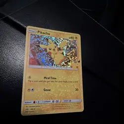 Pokemon TCG Pikachu McDonald's 25th Anniversary 25/25 Promo Holo Card 2021 - Image 1