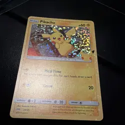 Pokemon TCG Pikachu McDonald's 25th Anniversary 25/25 Promo Holo Card 2021 - Image 2
