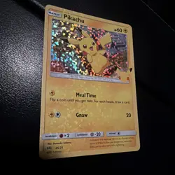 Pokemon TCG Pikachu McDonald's 25th Anniversary 25/25 Promo Holo Card 2021 - Image 4