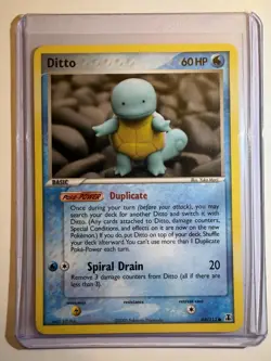 Ditto 64/113 Squirtle Delta Species 2005 LP Pokemon Card - Image 1