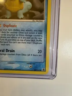 Ditto 64/113 Squirtle Delta Species 2005 LP Pokemon Card - Image 5