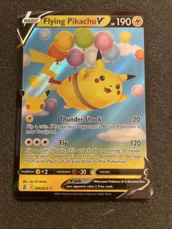 Flying Pikachu V 006/025 Celebrations NM Ultra Rare Pokemon Card - Image 1