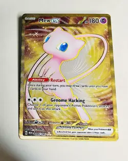 Pokemon TCG Mew EX Metal Gold NM 205/165 Scarlet & Violet 151 Promo Card 🔥 - Image 2
