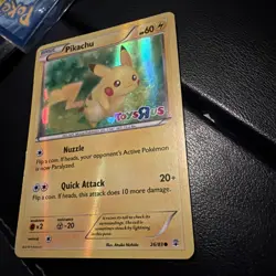 Pikachu 26/83 Toys R Us Promo Holo Stamped Pokemon Card heavy Play - Image 4
