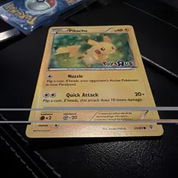 Pikachu 26/83 Toys R Us Promo Holo Stamped Pokemon Card heavy Play - Image 5
