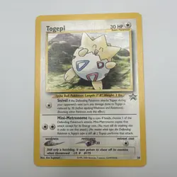 Pokemon Card - Togepi #30 WoTC Black Star Promo - Image 2