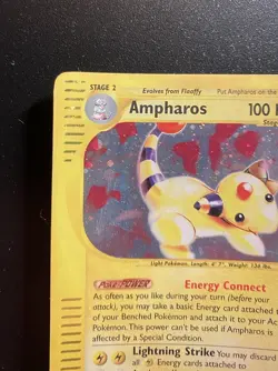 Pokemon Card-Ampharos-2/165-Expedition- Holo-ENG-Very GOOD - Image 3