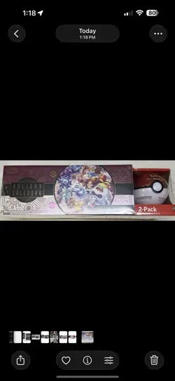 Pokemon TCG 2025 Holiday Calendar Box Sealed Advent Calendar Costco 2-pk Cards - Image 2