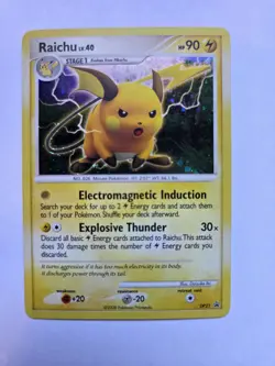 Pokemon Raichu DP21 Promo Holo Card Diamond and Pearl Stage 1 90 HP 2008 - Image 1