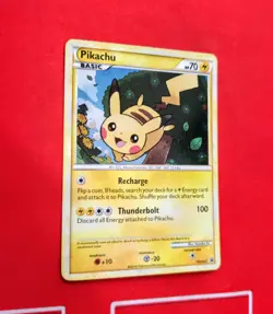 Pokemon Pikachu Holo Black Star Promo HGSS03 2010 Rare HeartGold Card - Image 3
