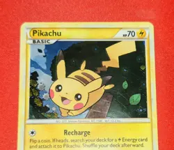 Pokemon Pikachu Holo Black Star Promo HGSS03 2010 Rare HeartGold Card - Image 5