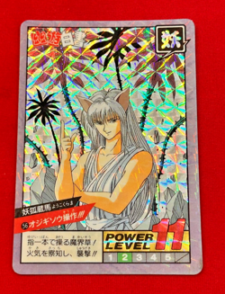 Yu Yu Hakusho Holographic Card Yoko Kurama Power Level 11 Japan Bandai 1993 - Image 1