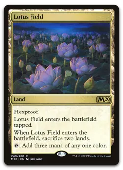 Lotus Field #249 (LP) Core Set 2020 M20 Magic MTG - Image 1