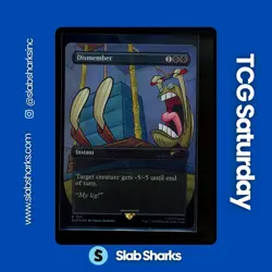 Magic The Gathering Dismember Foil 7011 SLD Secret Lair Spongebob Squarepants - Image 1
