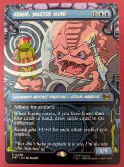 MTG Krang, Master Mind - Normal R Teenage Mutant Ninja Turtles TMT 230 NM - Image 1