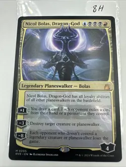 MTG Nicol Bolas, Dragon-God - Ravnica Remastered RVR #205 Magic The Gathering NM - Image 2