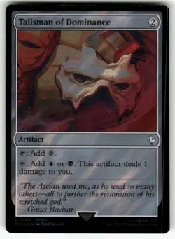 MTG - Talisman of Dominance (Surge Foil) - Final Fantasy - Image 1