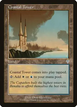 1x Coastal Tower - LP- Invasion Block - SPARROW MAGIC mtg - Image 1