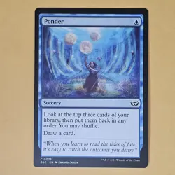 Magic MTG-Ponder Commander: Duskmourn: House of Horror DSC C #73x4 - Image 1