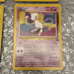 Pokemon TCG Vintage WOTC 4 Card Promo Lot - Pikachu 27 + 2 Mewtwo 3 14 + Mew 8 - Image 2