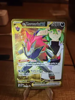 Pokemon TCG N's Zoroark ex 189/159 Sv09: Journey Together Holo - Image 1