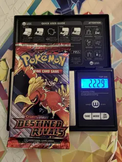 (VERY HEAVY) 22.29g Pokemon TCG Destined Rivals Booster Pack (SEALED)✅ - Image 1