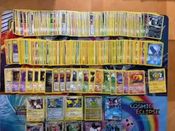 Vintage & Modern Pokemon Card Lot Holo Etc MP-Damaged Sylveon Pikachu 655+ - Image 3