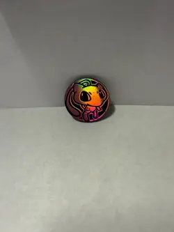 MEW 2021 POKEMON COIN PINK RAINBOW HOLOFOIL REGULAR SIZE - Image 1