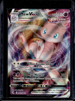 2021 Pokemon SWSH Fusion Strike Mew VM #114/264 - Image 1