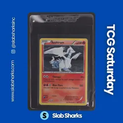 2011 POKEMON BLACK & WHITE RESHIRAM HOLO RARE #26/114 - Image 1