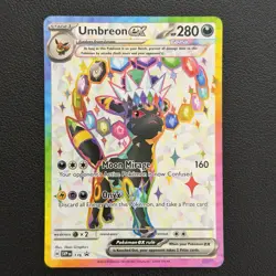 Pokemon TCG Umbreon ex 176 SV Black Star Promos - NM - Image 1