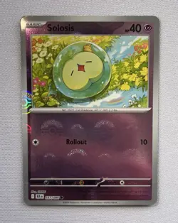 Solosis 037/086 Poke Ball Pokemon TCG Sv Black Bolt PACK FRESH NEAR MINT - Image 1