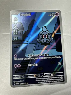 2024 Pokemon SV Shrouded Fable Duskull Illustration Rare 068/064 Just Pulled - Image 2