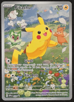 Pikachu 088 Black Star Promo Pokemon Scarlet & Violet NM - Image 1