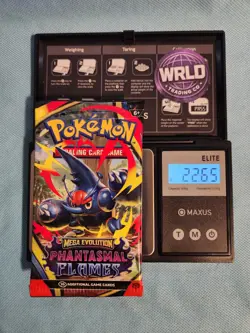(HEAVY)🔥 22.65g Pokemon TCG Phantasmal Flames Booster Pack Factory Sealed✅ - Image 1
