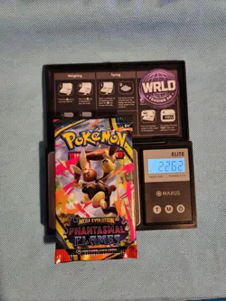 (HEAVY)🔥 22.62g Pokemon TCG Phantasmal Flames Booster Pack Factory Sealed✅ - Image 1