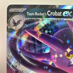 Team Rocket's Crobat ex 122/182 Destined Rivals DRI Holo Double Rare 2025 NM - Image 2