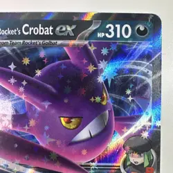 Team Rocket's Crobat ex 122/182 Destined Rivals DRI Holo Double Rare 2025 NM - Image 3