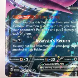 Team Rocket's Crobat ex 122/182 Destined Rivals DRI Holo Double Rare 2025 NM - Image 4