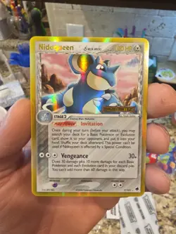(LP) Nidoqueen 7/101 Delta Species Holo Dragon Frontiers STAMPED Rare - Pokemon - Image 1