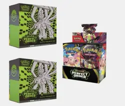 PRESALE Pokemon Center 2x Perfect Order ETBs + 1 Booster Box LOT SHIPS MARCH 27 - Image 1