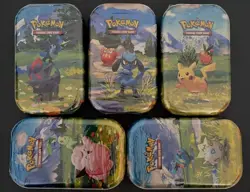 2026 Pokemon TCG Mini Tin Set of 5 Ascended Heroes New Sealed (One of each art). - Image 1