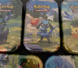 2026 Pokemon TCG Mini Tin Set of 5 Ascended Heroes New Sealed (One of each art). - Image 3