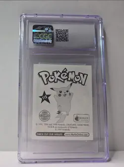 Pokemon Merlin Collections Sticker Series 1 Kangaskhan #115 1999 NM CGC 8 - Image 2